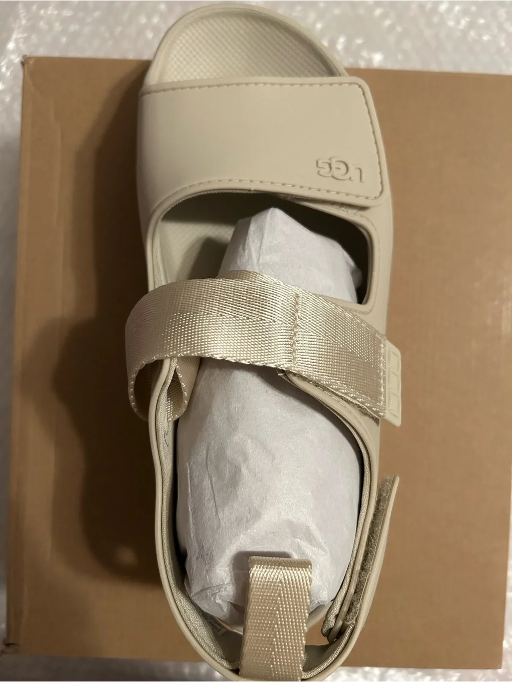 UGG Cream Platform Lug Sandals - Picture 3 of 6